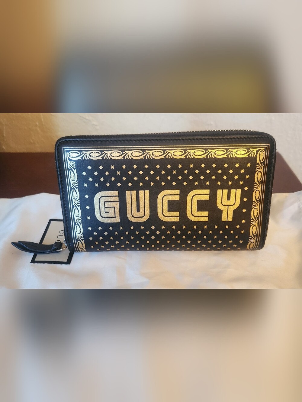 Gucci GUCCY Sega Star Zippered Wallet